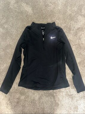 Nike Black Women's Dri-FIT Quarter-Zip Pullover